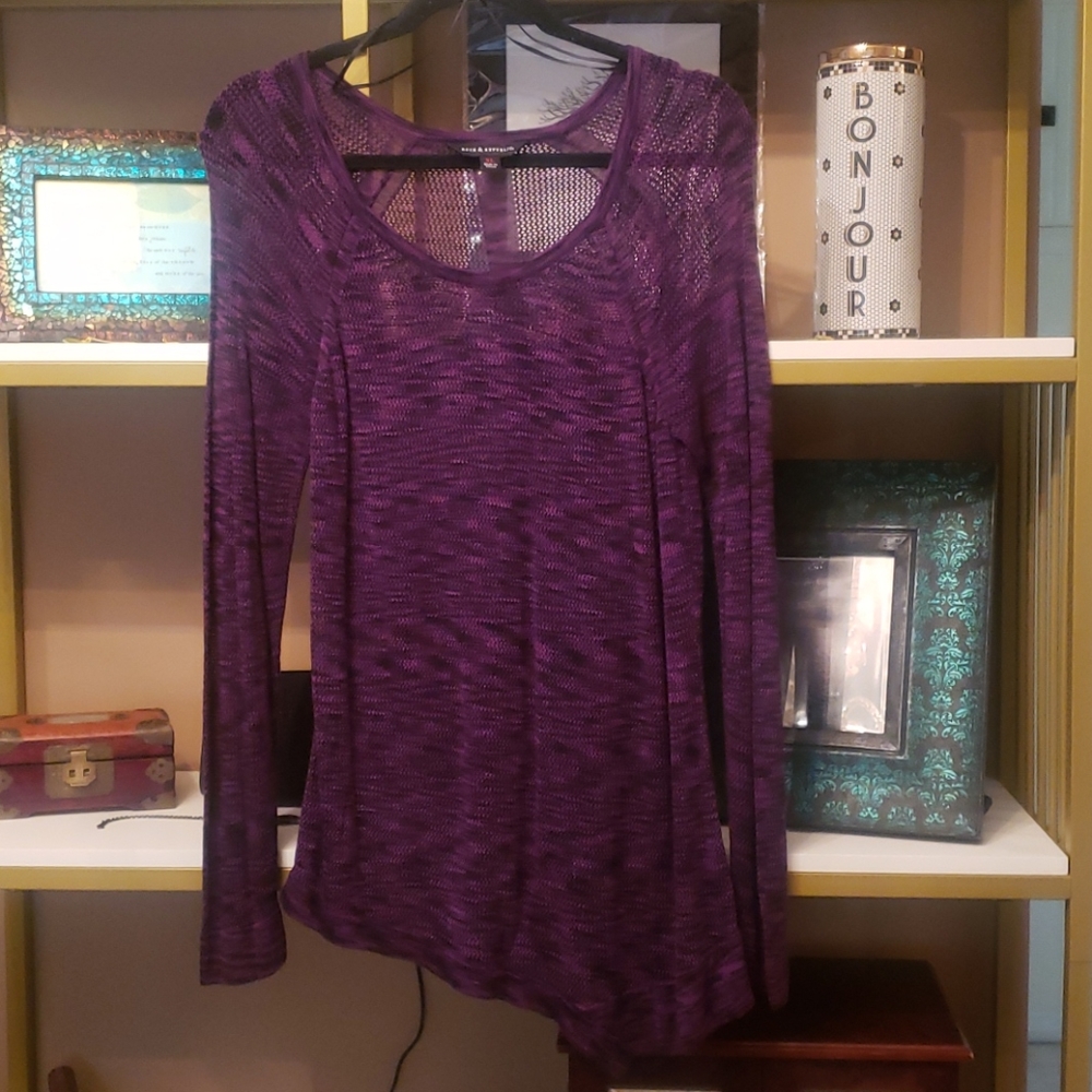 Sexy Sheer Rock & Republic Sweater.